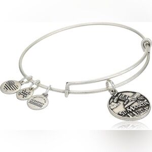 Alex and Ani Silver St Maarten Charm Bangle